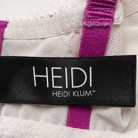 FREE Heidi Klum Heidi Natural Lift Lace Bra Wild Aster Women’s M - Picture 9 of 11